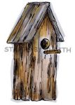S-61 Lg. Log Birdhouse